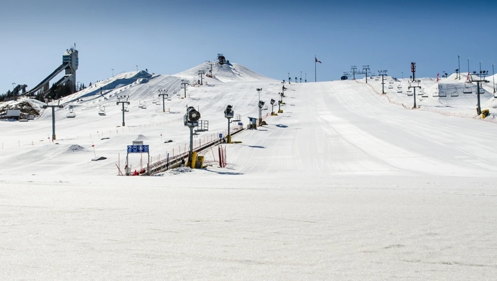 Winter at Calgary Olympic Park